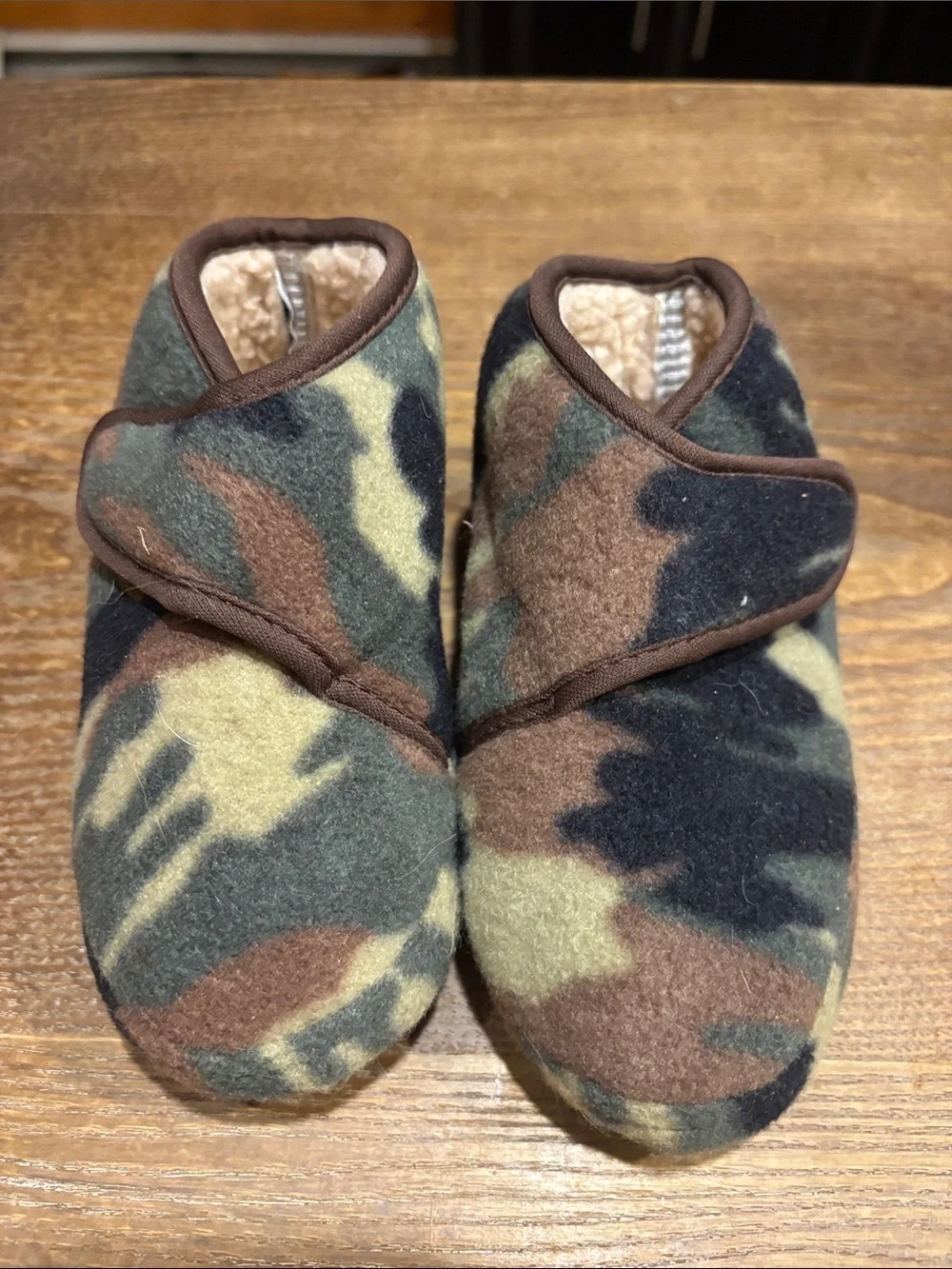 Boys Camo Slippers